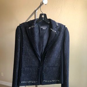 Vince navy tweed jacket